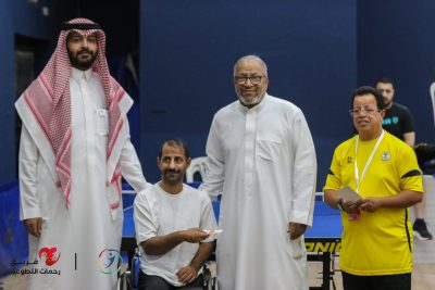 “أولمبياد الأحساء الرياضي الأول يدمج ذوي الإعاقة في بطولة كرة الطاولة”