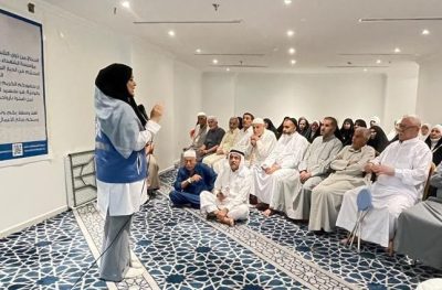 7107 فحص مبكر لضيوف الرحمن بتجمع مكة الصحي