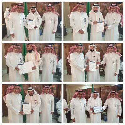 مساعد مدير التعليم يكرم المدارس المتميزة في” إنجاز” لرفع المستوى التحصيلي للطلاب والطالبات