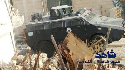 استهداف مركبة طوارئ من قبل إرهابيين في حي المسورة بالعوامية
