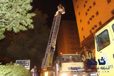 حريق يخلي 50 نزيلاً من أحد الفنادق في “العزيزية” بمكة
