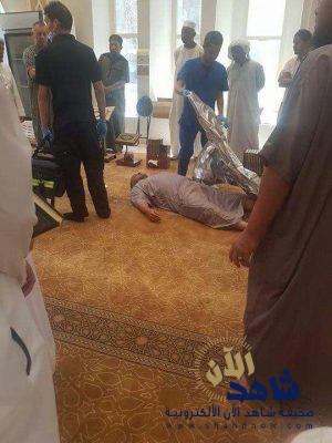 صورة مات وهو يقرأ القرأن بمكة بمسجد بالعزيزية