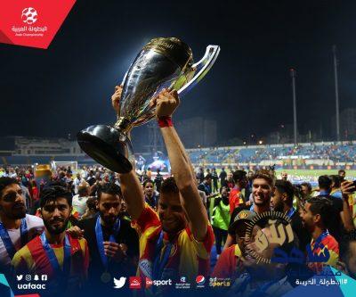 الترجي التونسي يتوج بلقب #البطولة_العربية لكرة القدم