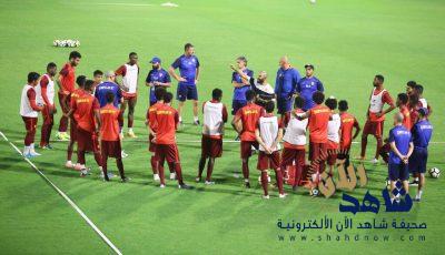 القادسية يواصل تدريباته بقيادة البياوي بملعب مواجهة الرائد