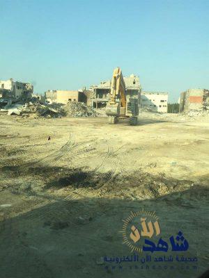 “أمانة الشرقية” تعلن انتهاء كامل أعمال الهدم في حي المسورة تمهيداً لبدء الإزالة