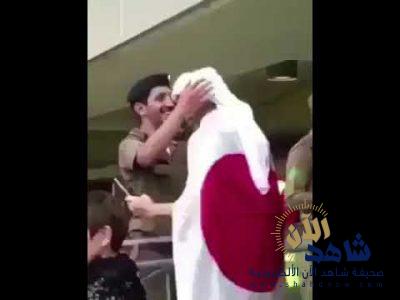 ‏هذا ما فعله رجل أمن في ملعب الجوهرة لمشجع ياباني