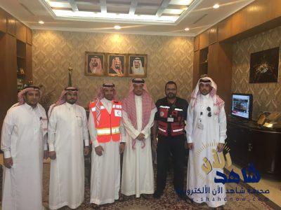 محافظ بيشة يستقبل مدير عام فرع هيئة الهلال الأحمر بمنطقة عسير