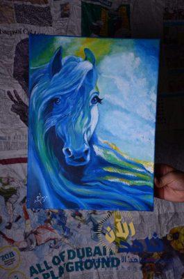 الرسامة مريم المسيليم : بالتحدي سأصل للقمة