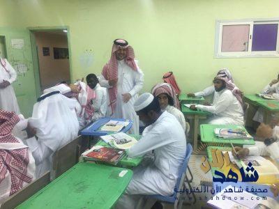 العيسى و الكنعان يتفقدان ثانوية الملك عبدالله الليلية