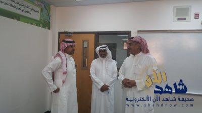 نائب مدير المتابعة زيدان الشمري في رحاب مدرسة الامير محمد بن فهد الابتدائية