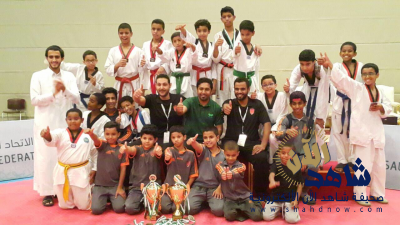 تايكوندو الفرع بالحريق يتصدر الترتيب العام في الجولة الأولى