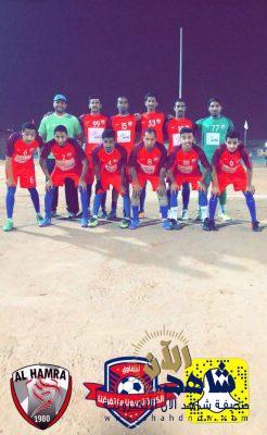 فريق الحمراء يهز شباك شباب الجزيرة .. ويتأهل لدور الثمانية لبطولة نجماوي 3