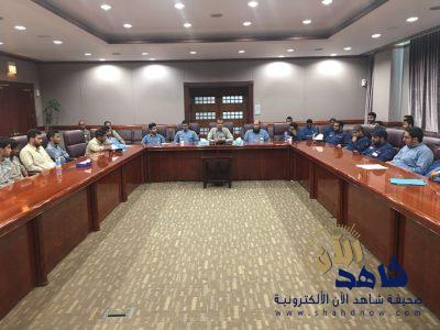 “ارشادات وتوجيهات مروريه” لموظفي معمل الغاز بالحوية