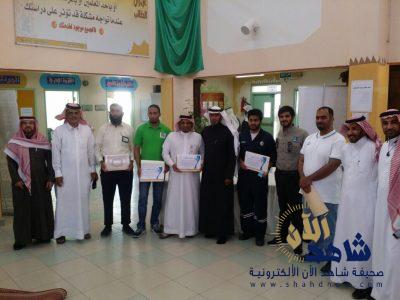 السلامة المروريه وأرامكو في ضيافة ثانوية الامام جعفر الصادق