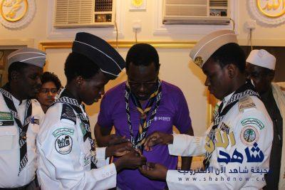 كشافة شباب مكة تكرم القائد محمد برناوي بمناسبه تقاعده