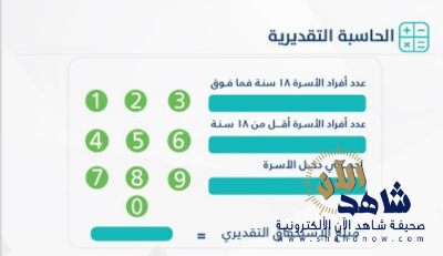 حساب المواطن يبدأ في صرف أولى الدفعات ويعلن الحاسبة التقديرية