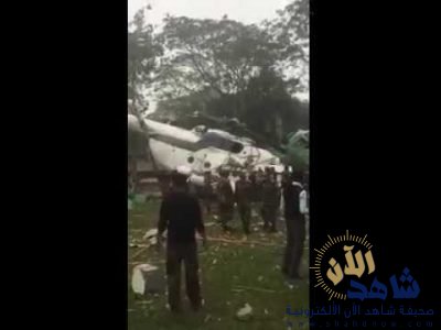بالفيديو .. تحطم طائرة رئيس الأركان الكويتي في بنجلاديش