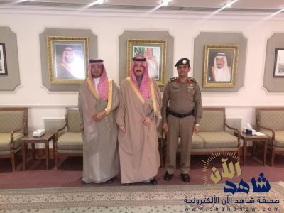 محافظ الأحساء يستقبل اللواء الزهراني