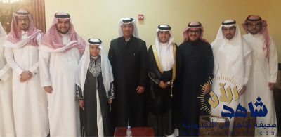 اللواء الزهراني يحتفل بالمهنئين لزواج نجله “يحيى” بالأحساء