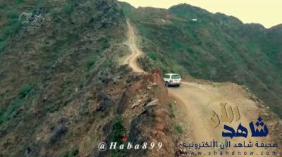 شاهد من الجو .. هذا هو طريق جبل “صماد” الأخطر بجازان