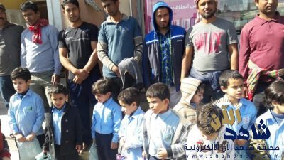 ١٠٠ طفل يشاركون في مشروع ” طفل صغير وعمل كبير ” التطوعي بالعيون والعقير