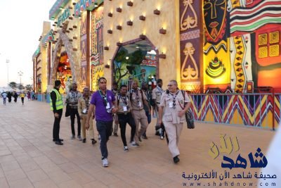 كشافة العالم يزورون أشهر معالم إمارة دبي