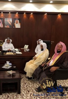 رئيس هيئة الامر بالمعروف بالجموم يزور محافظة الجموم