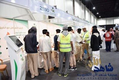 ٢٠٠٠ زائر لأركان صحة الشرقية في معرض الدفاع المدني