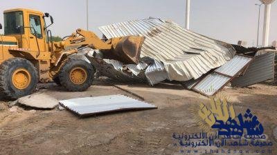 أمانة الأحساء إزالة 2631 ( حظائر ومظلات ) عشوائية بـ مبادرة ” تحسين المشهد الحضري “