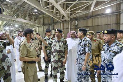في بروفة حيه :  قائد قوات أمن العمره يتفقد القوات المشاركه في مهمة امن العمره