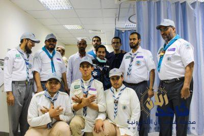 مدير تعليم مكة ” الحارثي ” يتفقد مواقع الكشافة في المسجد الحرام