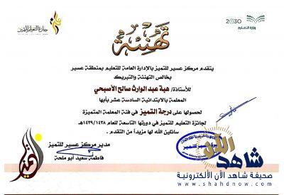 “هبه الاصبحي “تحصد العديد من الجوائز العالمية والمحلية