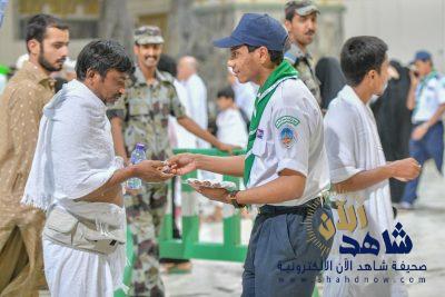 معالي مدير جامعة الباحة يُشيد بالجهود الكبيرة التي يقدمها نادي جوالة الجامعة لضيوف الرحمن