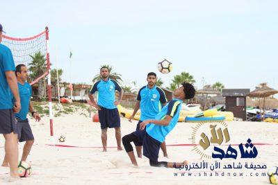 رمال شواطئ سوسة تُجهز لاعبي الجيل خلال معسكر تونس