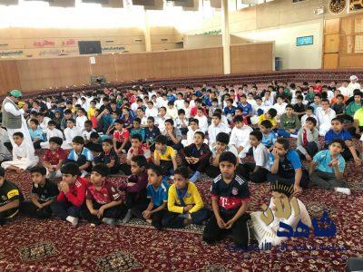 مخاطر الألعاب الالكترونية لـ 300 طالب بمدرسة ابن هشام ببقيق