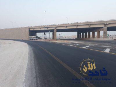 فتح تقاطع الطريق الدائري مع طريق الامير محمد بن فهد أمام حركة المرور بكافة الاتجاهات