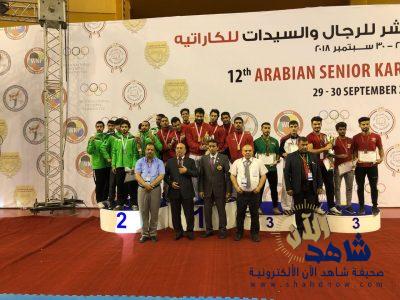 اخضر الكاراتية يختتم مشاركتة “وصيفا” ببطولة العرب بـ” 9″ ميداليات