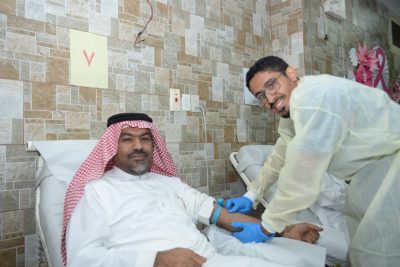 267 يكسر الرقم السابق في حملة التبرع بالدم بخيرية الرميلة 