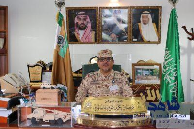 على دعم خادم الحرمين الشريفين : قائد لواء الملك عبدالله بن عبدالعزيز الآلي بالأحساء سعادة اللواء ركن الشهراني يرعى الحفل الرابع