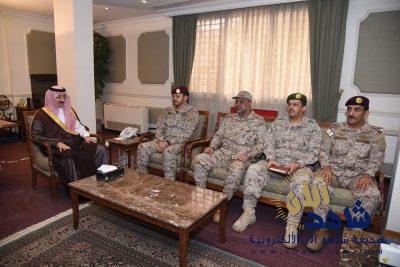 محافظ #الاحساء يستقبل قائد المنطقة #الشرقية