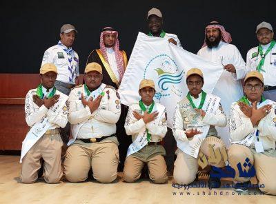 كشافة مكة تحقق “البيرق الذهبي ” في مهرجان التعليم بجازان