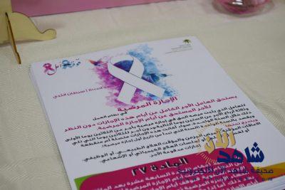 تفعيل الحملات التوعوية للوقاية من سرطان الثدي في مكتب عمل القطيف