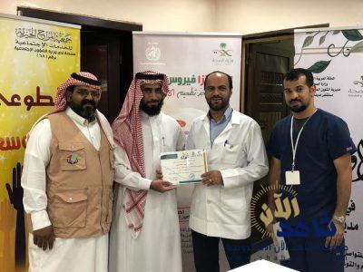 حملة التطعيم ضد الانفلونزا في جمعية المراح الخيرية