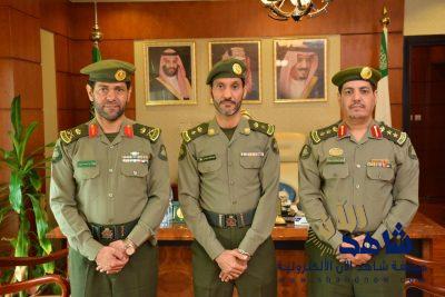 اللواء الهويش يقلد الزهراني رتبته الجديدة