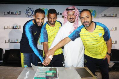 الغنيم يحتفي بالتركي و يُحفز اللاعبين بالمكافآت قبل مواجهة جدة