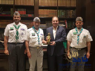 نائب رئيس البعثة السعودية لدى الولايات المتحدة يلتقى نائب رئيس جمعية الكشافة