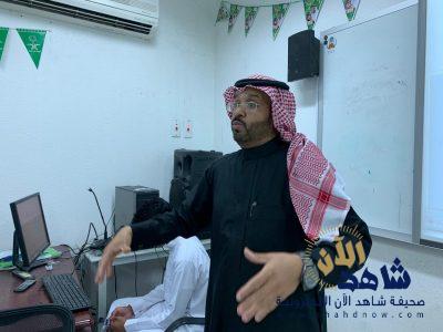 ” قيم النزاهة ” محاضرة قدمها العبدالعظيم لطلاب ثانوية الحرمين