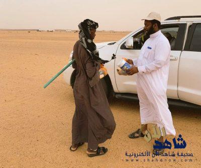 فريق سواعد الخير التطوعي بوادي الدواسر يتبنى تفطير رعاة الماشية