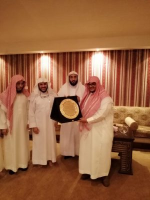 قضاة المحكمة الجزائية بالأحساء يودعون الحواس والضويحي