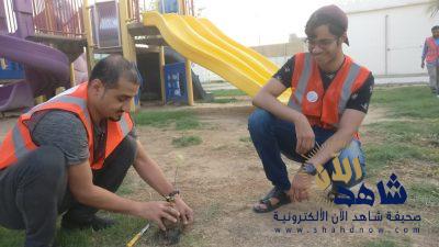 عضوات تحسين البيئة في دارالتربية يعقدون شراكة مجتمعية مع مؤسسة أغصان التطوعية